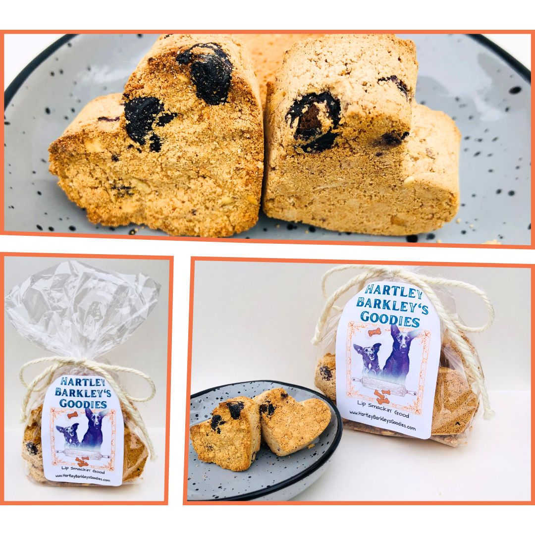 Organic Blueberry Coconut Flour Peanut Free Dog Treats