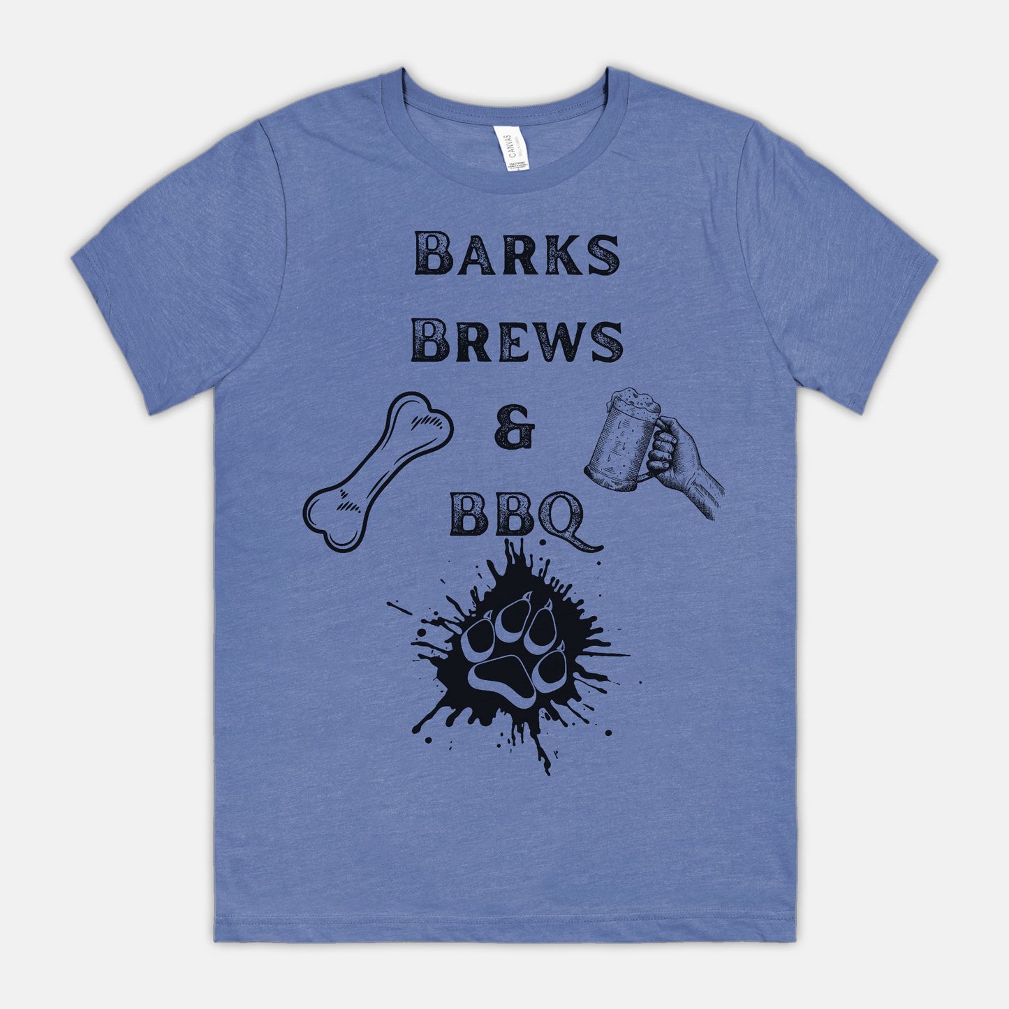 Barks Brews & BBQ Unisex Tee