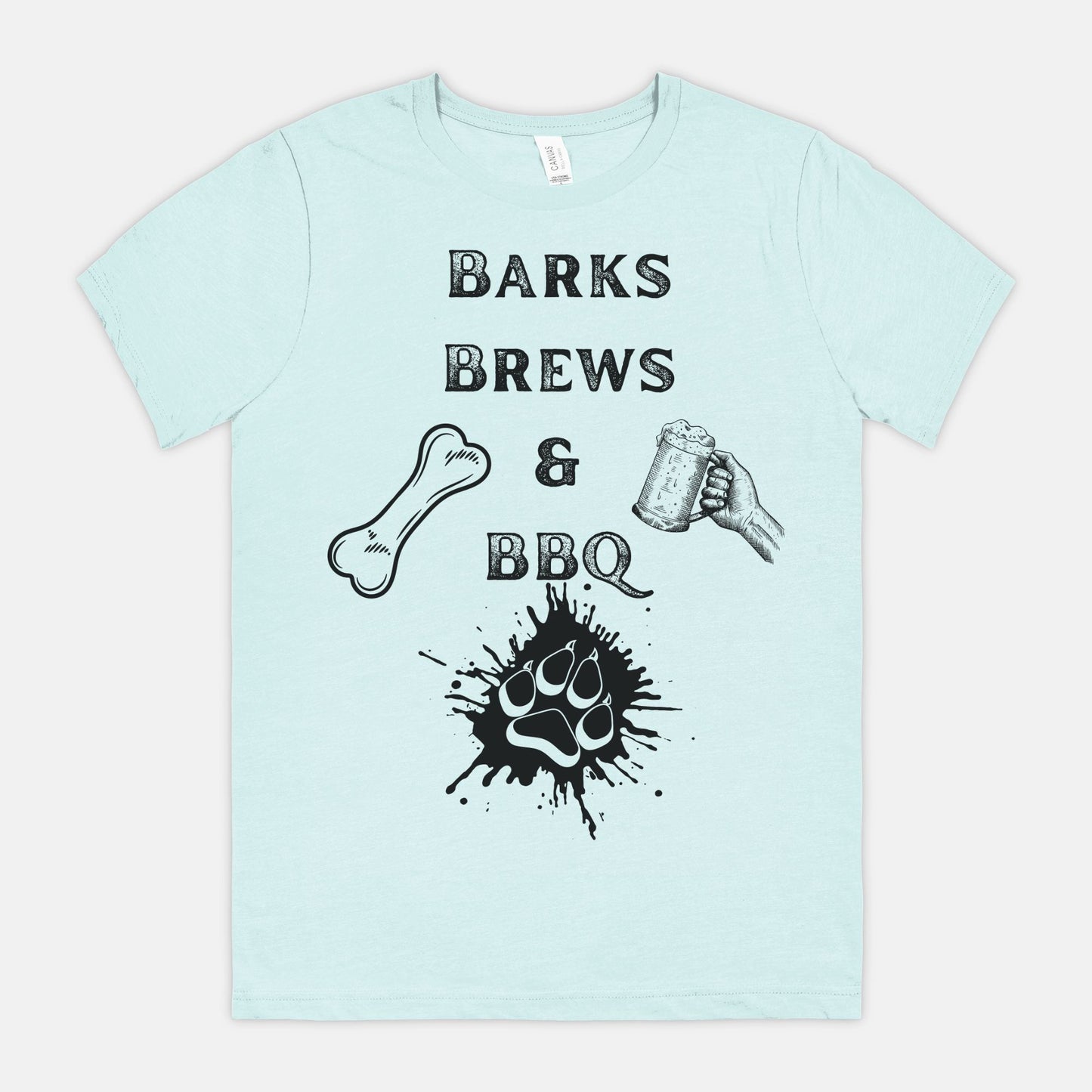 Barks Brews & BBQ Unisex Tee