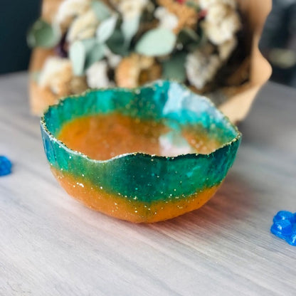 Colorful Resin Bowl - Multi-Functional and Pet-Friendly