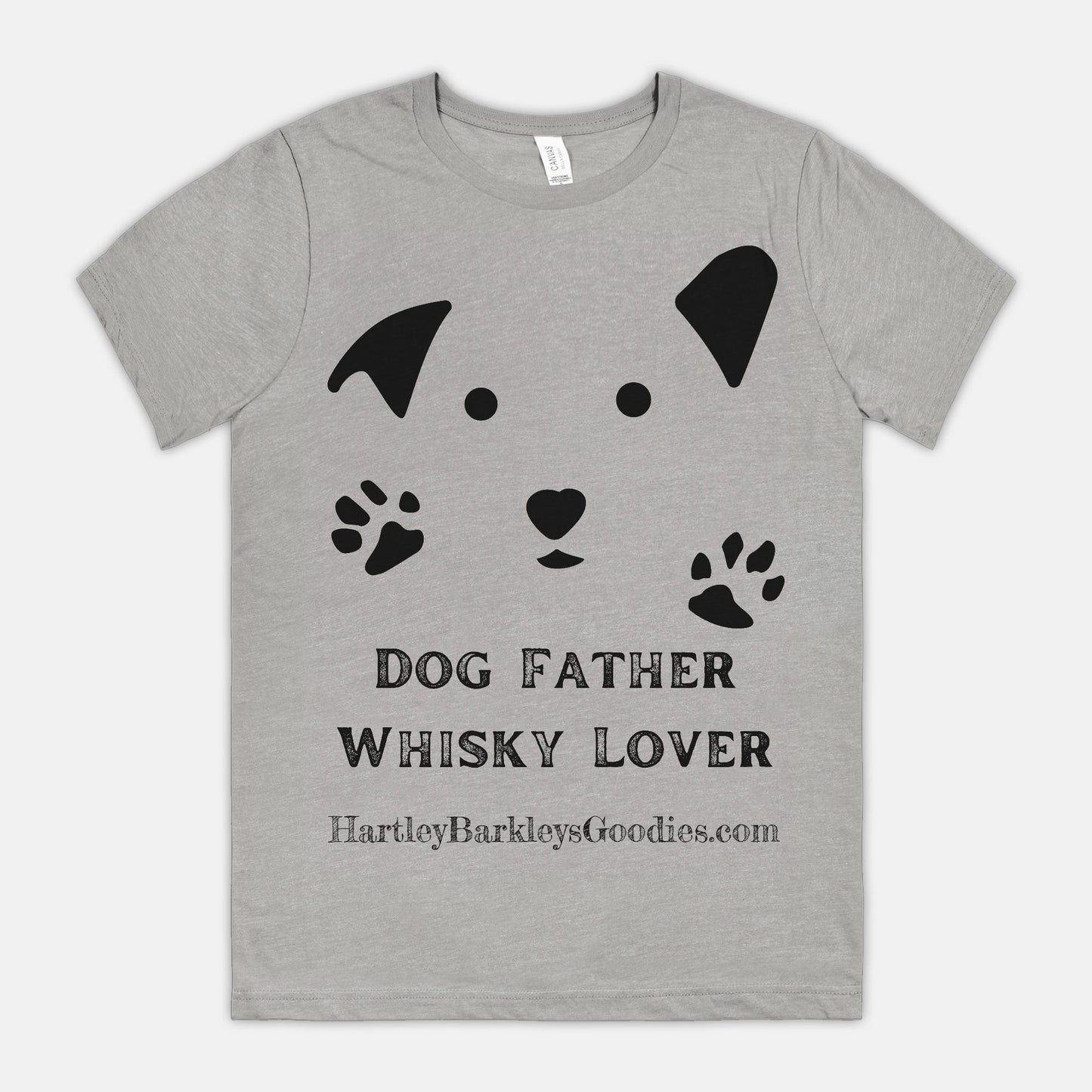 Dog Father Whisky Lover Unisex Tee