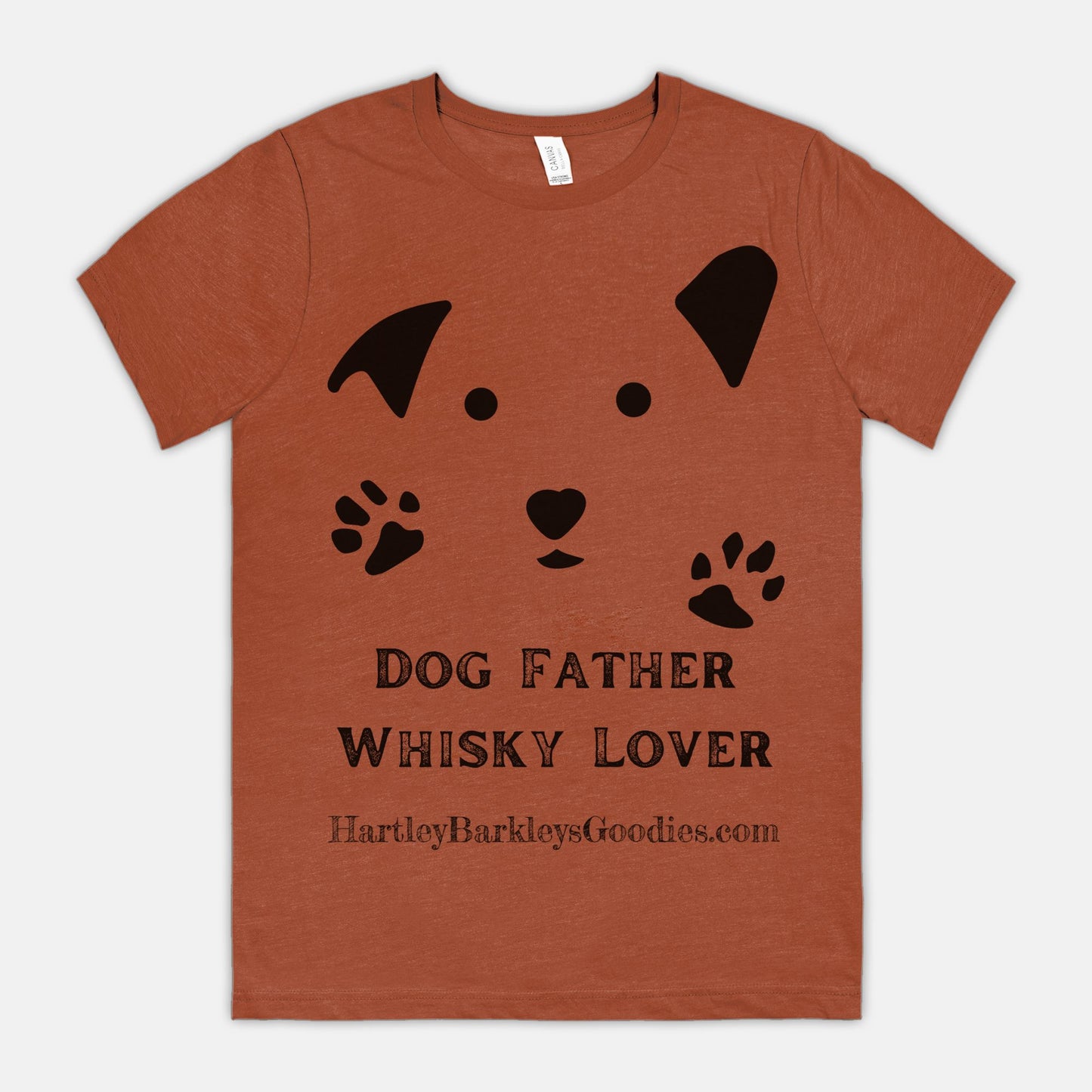 Dog Father Whisky Lover Unisex Tee