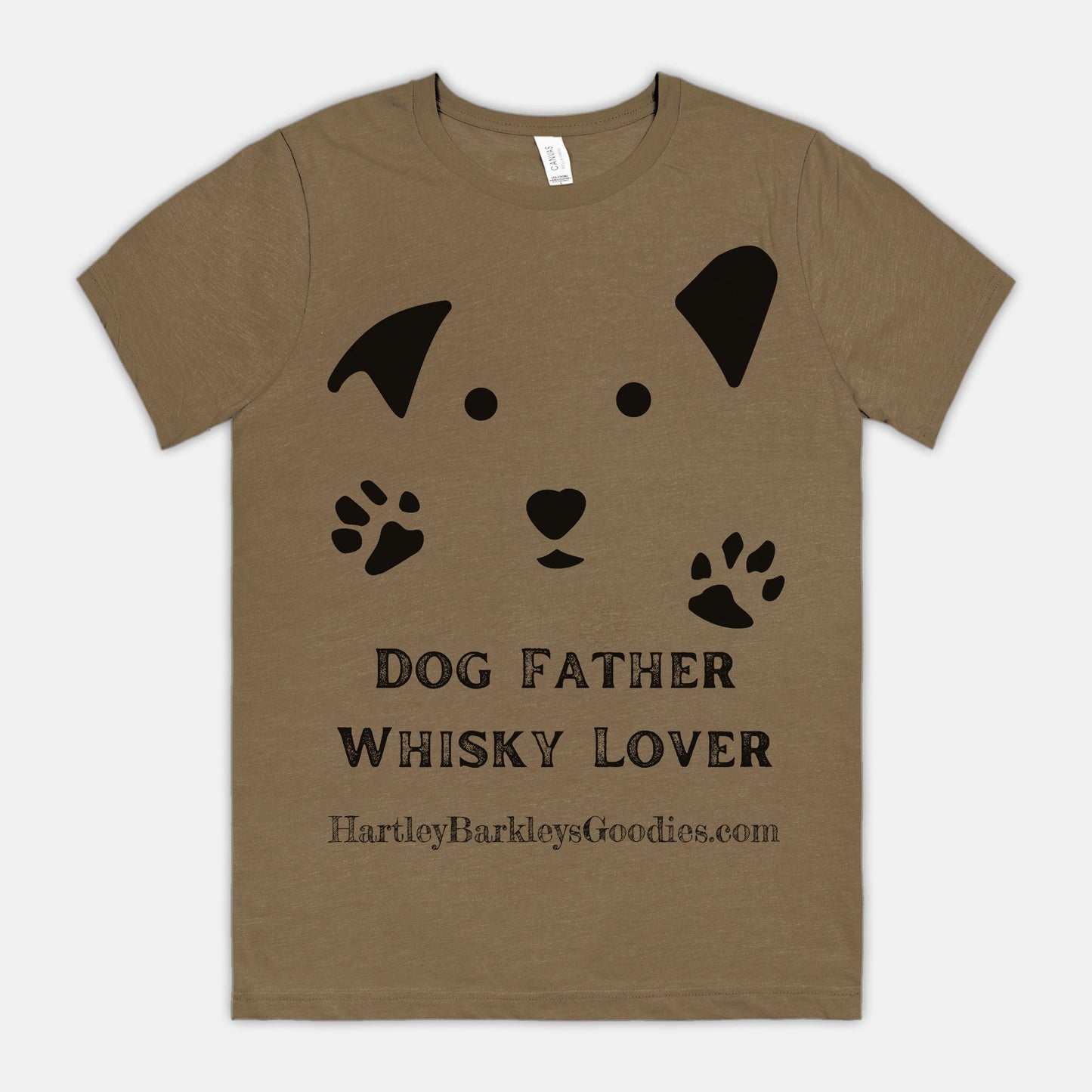 Dog Father Whisky Lover Unisex Tee